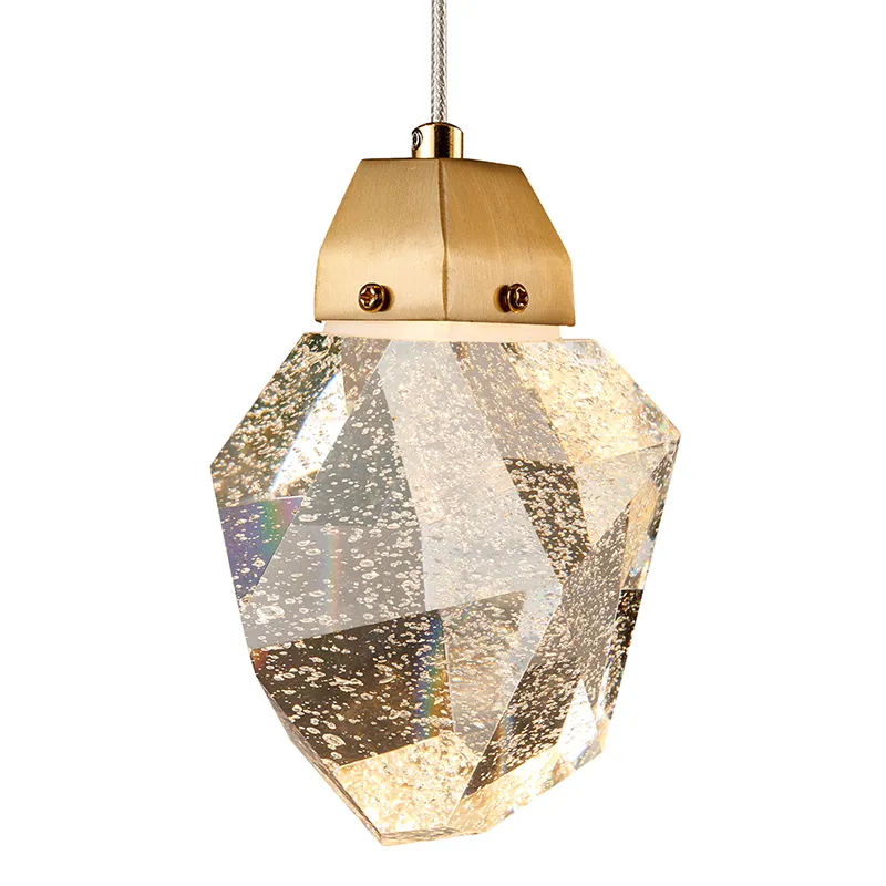 မြင့်မားသောမျက်နှာကျက်အတွက် Bubble Crystal Chandelier